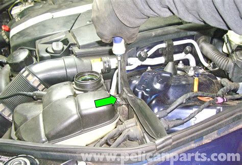 Mercedes Benz W211 Engine Coolant Reservoir Replacement 2003 2009 E320 E500 E55 Pelican