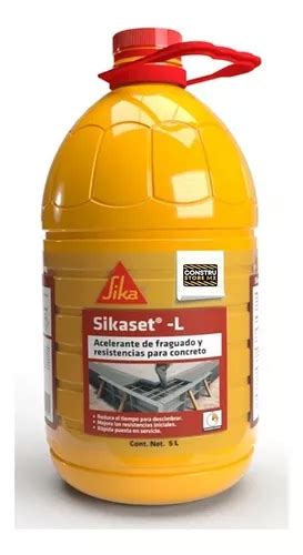 Sikaset L Acelerante Fraguado Y Resistencia P Concreto L Env O Gratis