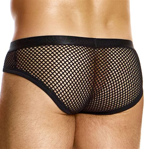 Modus Vivendi Slip Classic Through Mesh Noir INDERWEAR