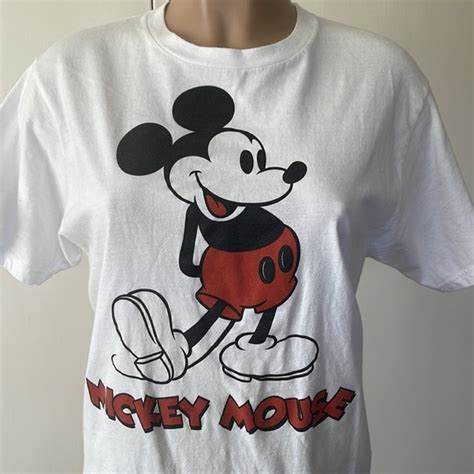 Disney Tops Disney Mickey Mouse Front And Back Printed T Shirt Size