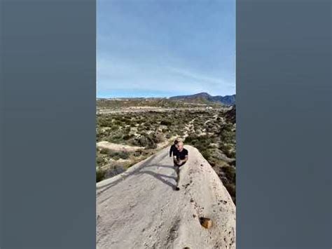 Hiking giant rocks in the desert of Southern California at El Cajon ...