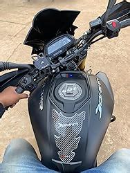 Automopix Bajaj Dominar Customize Vinyl Tank Pad Fuel Cap Sticker