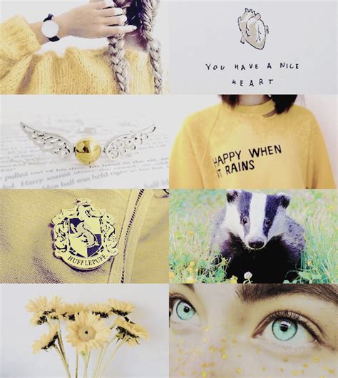 The Hogwarts Houses Aesthetics Hufflepuff « You Might Belong In