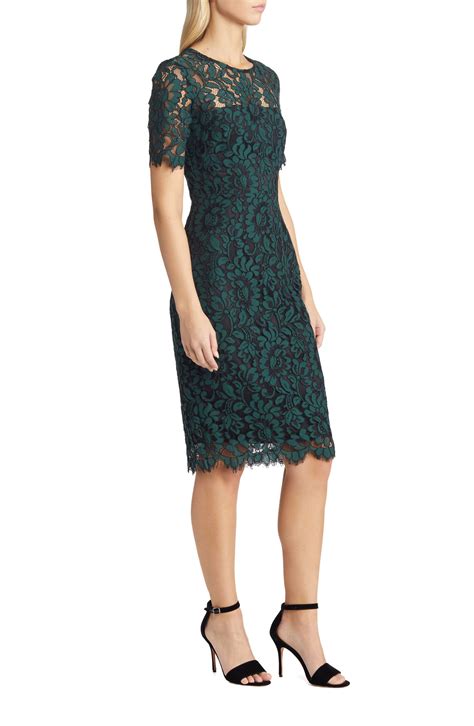 Eliza J Embroidered Lace Overlay Cocktail Dress Nordstrom