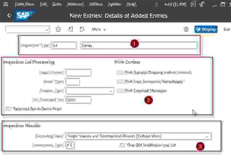 How To Create Inspection Type In SAP