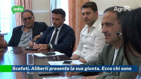 Scafati Aliberti Presenta La Sua Giunta Ecco Chi Sono Youtube