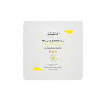 Masque Visage Radiance Macerat De Carotte Et He Citron Kainau