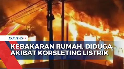 Kobaran Api Hanguskan Rumah 2 Lantai Di Balikpapan YouTube