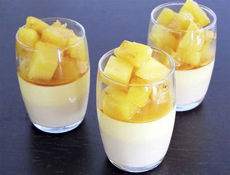 Crema de Piña Postres Fáciles