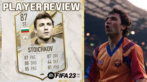 SPEEDY FINISHER 87 BASE ICON STOICHKOV PLAYER REVIEW FIFA 23