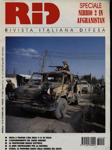 Rid Rivista Italiana Difesa N 37904 Libro Usato Giornalistica