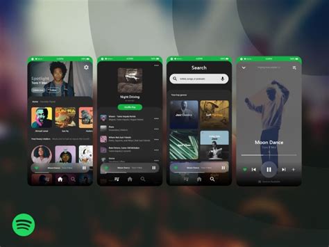 Spotify App Redesign App Design Layout Spotify Design Music App