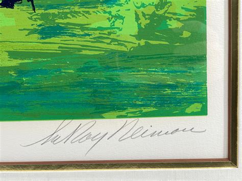 Lot Leroy Neiman Kilimanjaro Bulls Serigraph Signed