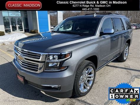 Satin Steel Metallic Chevrolet Tahoe Premier Wd Photo