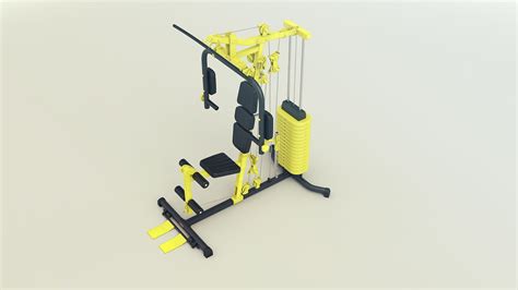 Multi Gym Modèle 3d 49 Max Fbx Obj C4d Usd Gltf Ma Upk