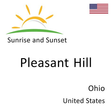 Sunrise And Sunset Times In Pleasant Hill Ohio United States