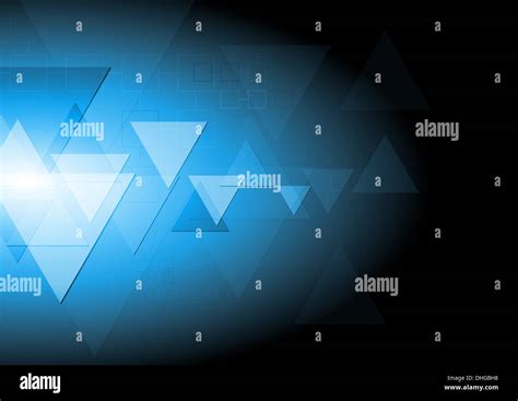 Dark Blue Tech Background Vector Design Eps 10 Stock Photo Alamy