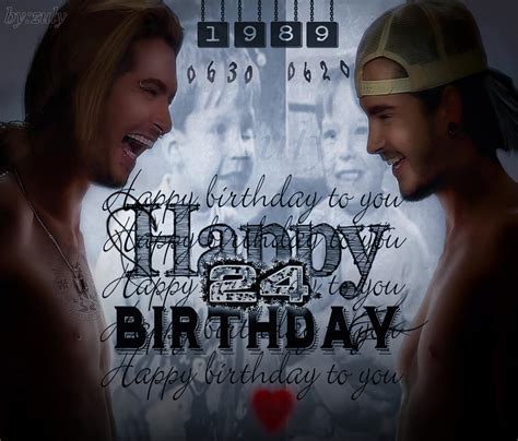 Happy 24 Birthday Kaulitz Twins By Zuly86 On Deviantart