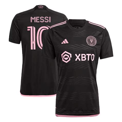 Camisa Inter Miami Ii Messi Torcedor Adidas Preta E Rosa