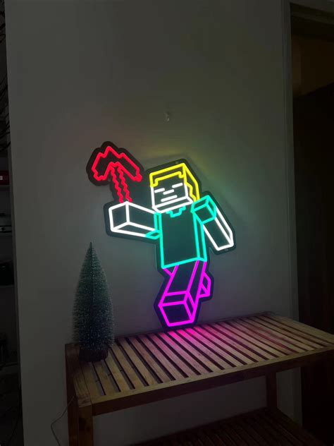 Minecraft Inspired Led Neon Sign My Led Neon Design