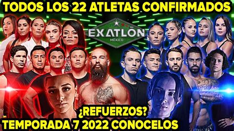 Conoce a Todos los 22 Atletas Confirmados Revelados de Exatlón México