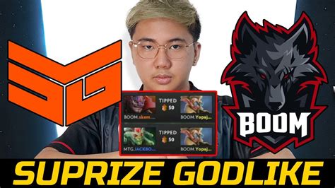 Yopaj Suprize Mid Godlike Boom Vs Smg Game Dpc Sea Regional Finals