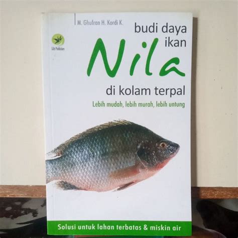 Jual Buku Perikanan Budi Daya Ikan Nila Di Kolam Terpal Shopee