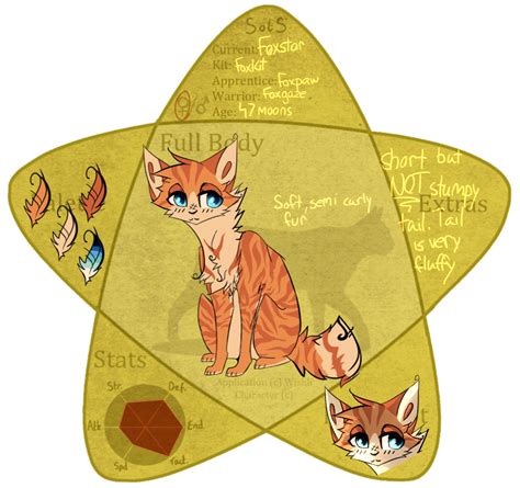 Sots Foxstar Thunderclan Leader By Sky Penn On Deviantart