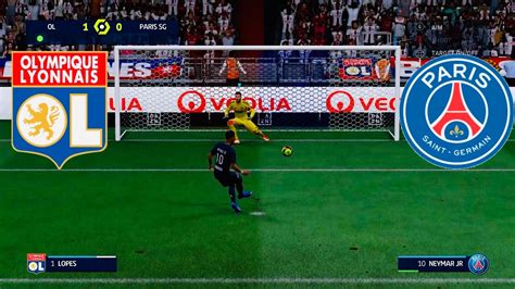 Olympique Lyonnais Vs Psg Penalty Shootout Fifa Youtube