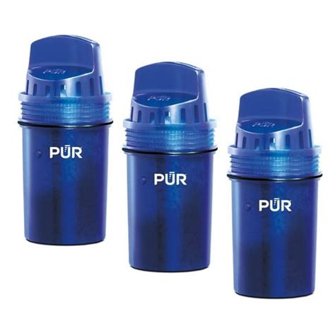 Pur Water Pitcher Replacement Filter - 3 Pack: Reduces Odors, Filters Chlorine & Mercury, 40 ...