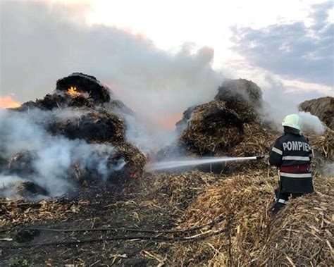 Misiuni de stingere a incendiilor de vegetație izbucnite în 19