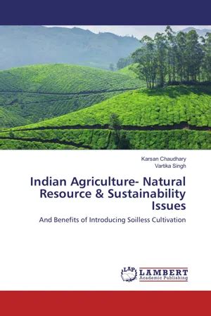 Pdf Indian Agriculture Natural Resource Sustainability Issues De