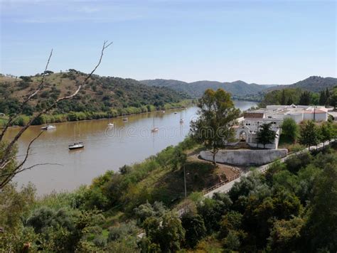 Rio Guadiana River Stock Image Image Of Guadiana Largest