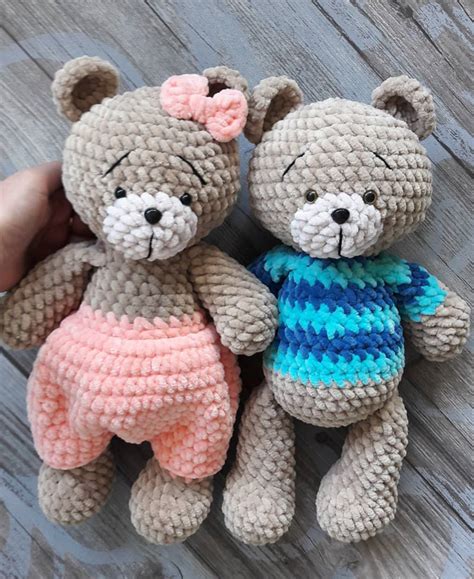 Ours en Peluche Velours Débutant Amigurumi Modèle Gratuit