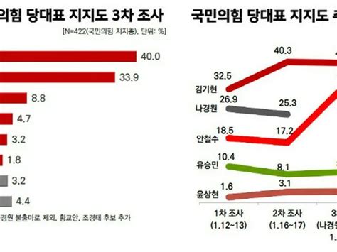 韓国与党代表候補の支持度、キム・ギヒョン氏（48）が安哲秀氏（41）を上回る Wowkorea（ワウコリア）