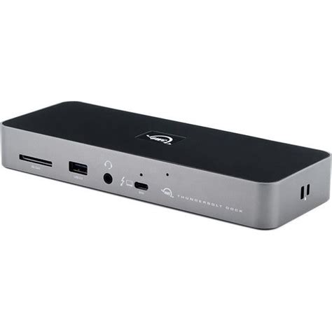 Dock Thunderbolt 4 OWC 11 Ports Gris Cdiscount Informatique