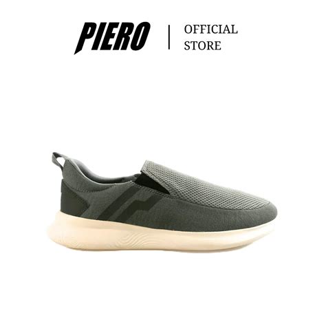 Jual Piero Sepatu Sneakers Pria Easy Lite Grey Off White P