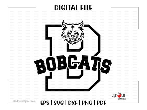 Bobcat Svg, Bobcats Svg, Bobcat, Bobcats, Paw, Mascot, Htv, Svg, Dxf, Eps, Png, Pdf,sublimation ...