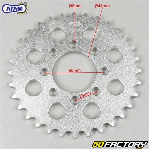 Couronne Dents Acier Yamaha Chappy Afam Pi Ce Moto Cc