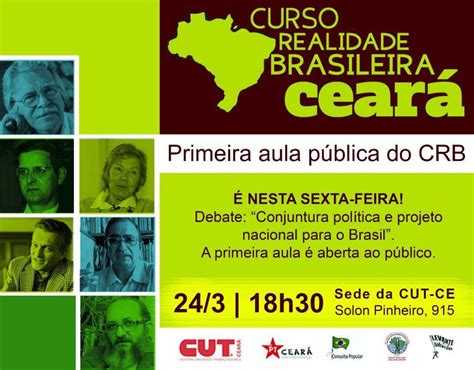 Curso Realidade Brasileira promove aula inaugural aberta ao público