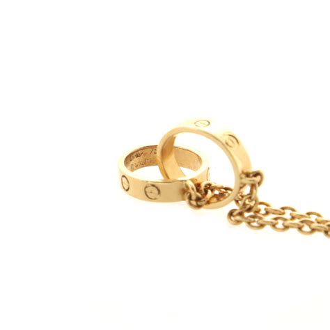 Cartier Love Interlocking Bracelet 18K Yellow Gold Gold 1743791