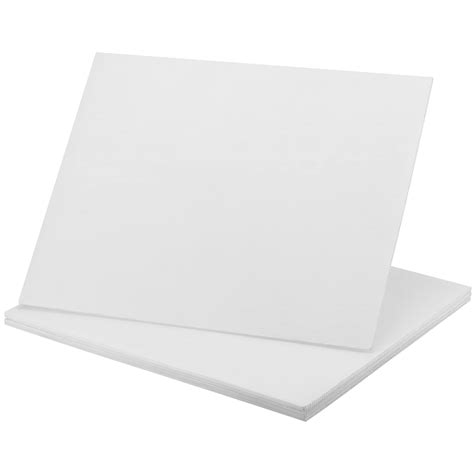 25 Pack 17 X 13 Inches Corrugated Plastic Sheets White Blank Poster Board