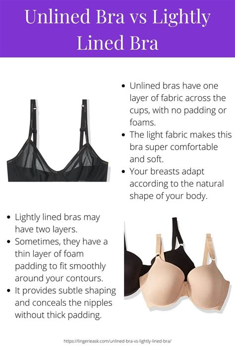 What Is An Unlined Bra And Lightly Lined Bra When To Wear Each