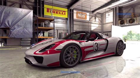 PRIZE918 Spyder Weissach Package Fastest Tune Shift Pattern