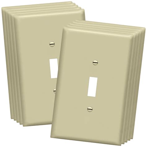 ENERLITES Toggle Light Switch Wall Plate Jumbo Switch Cover Gloss