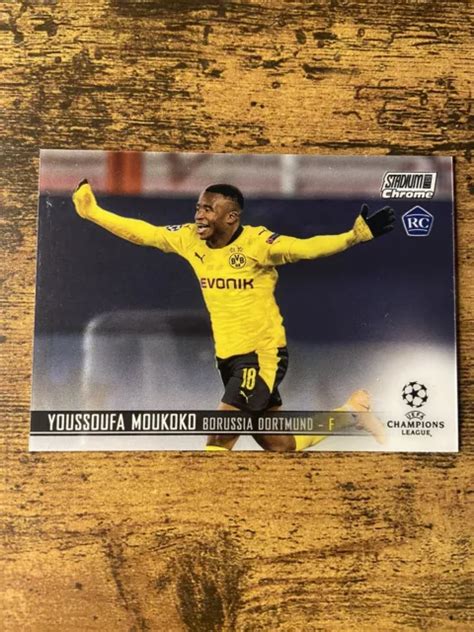 Topps Chrome Stadium Club Youssoufa Moukoko Recrue Borussia