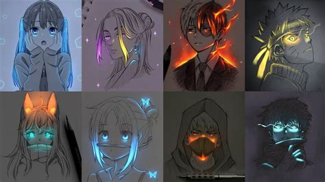 Top Amazing 120 Glowing Art Anime Images Anime Glow Art Wallpaper