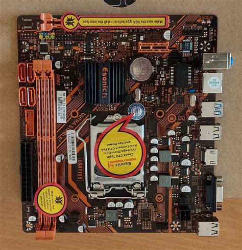 Купить Материнская плата ESONIC H61FHL (LGA1155, mATX) в интернет ...