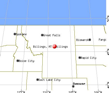 Billings Montana Map | Billings, Montana map | Montana, Billings ...