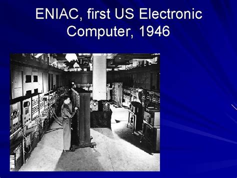 ENIAC first US Electronic Computer 1946 ENIAC circuit